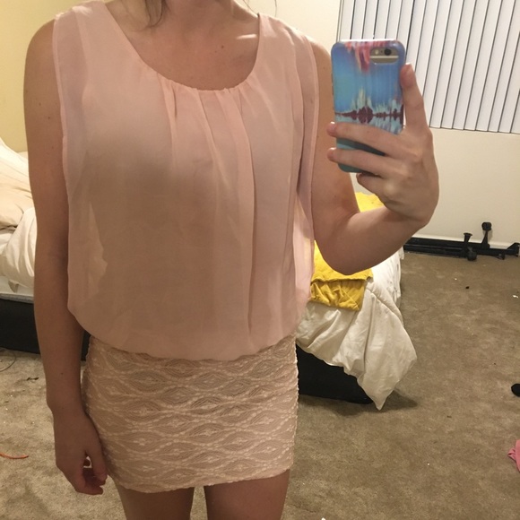 Blush Pink Dress - Picture 2 of 2